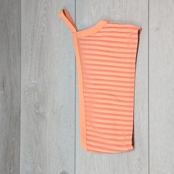 NEW L Space Women Striped One strap swim bikini top sz S - Picture 1 of 6